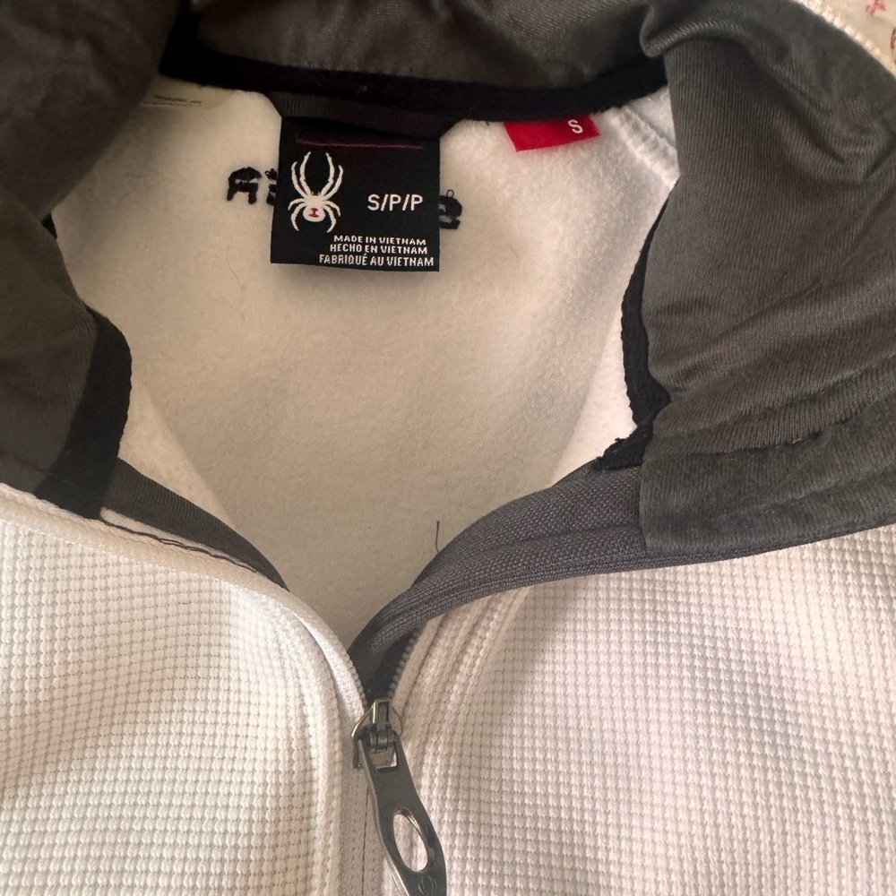 Spyder White and Gray Jacket